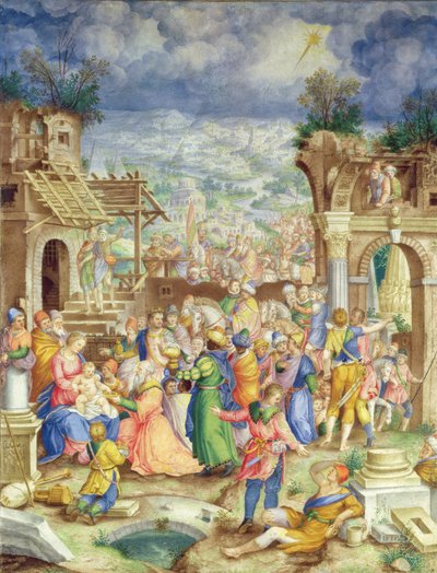 Adoration of the Magi by B.C. Monogram